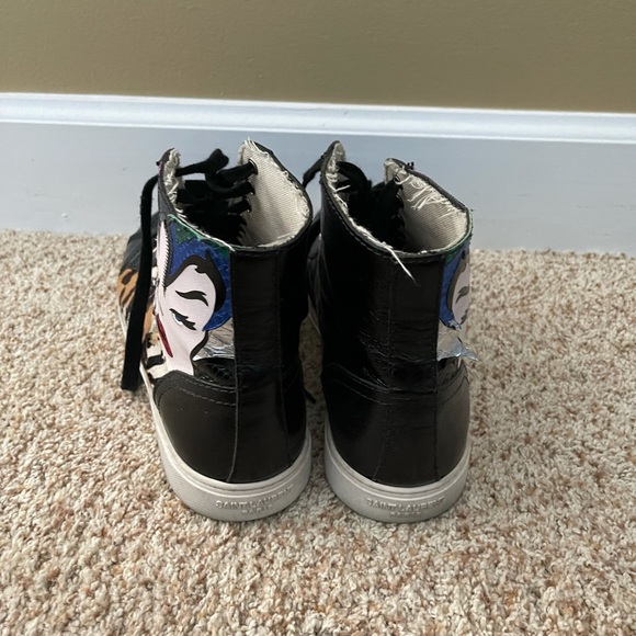 Saint Laurent antibes patchwork high tops sz 41 - Picture 8 of 13